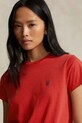 Bavlnené tričko Polo Ralph Lauren červená 211898698