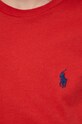 Bavlnené tričko Polo Ralph Lauren 211898698 červená