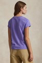 Bavlnené tričko Polo Ralph Lauren 211898698 fialová AA00