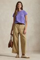 Oblečenie Bavlnené tričko Polo Ralph Lauren 211898698 fialová