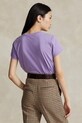 Bavlnené tričko Polo Ralph Lauren 211898698 fialová AA00
