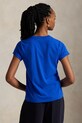 Bombažna kratka majica Polo Ralph Lauren 211898698 vijolična AA00