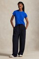Oblačila Bombažna kratka majica Polo Ralph Lauren 211898698 vijolična