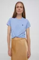 modrá Bavlnené tričko Polo Ralph Lauren