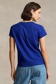 Хлопковая футболка Polo Ralph Lauren 211898698 бирюзовый AA00