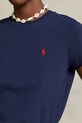 Бавовняна футболка Polo Ralph Lauren темно-синій 211898698