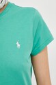 Polo Ralph Lauren t-shirt bawełniany 211898698 turkusowy