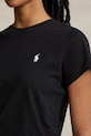 Хлопковая футболка Polo Ralph Lauren чёрный 211898698