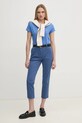 Хлопковая футболка Polo Ralph Lauren 211902403 голубой AA00