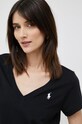 Polo Ralph Lauren t-shirt bawełniany czarny 211902403