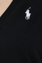 Βαμβακερό μπλουζάκι Polo Ralph Lauren 211902403 μαύρο