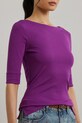 Oblečenie Tričko Lauren Ralph Lauren 200654963 fialová