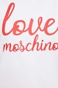 Bavlněné tričko Love Moschino W.4.F30.3P.M.4405 bílá