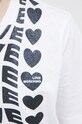Хлопковая футболка Love Moschino W.4.F15.4H.M.3876 белый