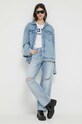 Love Moschino t-shirt bawełniany W.4.F15.4K.M.3876 biały SS23