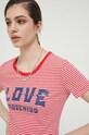 Love Moschino t-shirt czerwony W.4.H19.38.E.2426