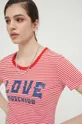czerwony Love Moschino t-shirt