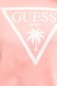 Îmbrăcăminte Guess tricou din bumbac E02I01.JA914 portocaliu