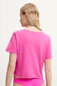 Guess tricou din bumbac E02I01.JA914 roz SS25