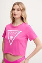 Îmbrăcăminte Guess tricou din bumbac E02I01.JA914 roz