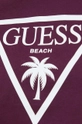 μωβ Βαμβακερό μπλουζάκι Guess