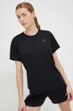 μαύρο Μπλουζάκι για τρέξιμο adidas Performance Run Icons Γυναικεία