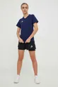 mornarsko modra Bombažna kratka majica adidas Performance Ženski