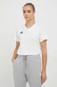 bianco adidas Performance t-shirt in cotone Donna