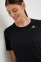 adidas Performance t-shirt do biegania Fast czarny HC6345