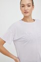 adidas Performance t-shirt do jogi Yoga Studio fioletowy HR5079