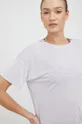 fioletowy adidas Performance t-shirt do jogi Yoga Studio