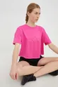 adidas Performance t-shirt treningowy Train Icons różowy