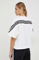 Îmbrăcăminte Adidas tricou din bumbac IB8517 alb