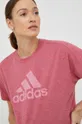 rózsaszín Adidas t-shirt