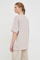 Îmbrăcăminte Adidas tricou din bumbac IC8669 bej