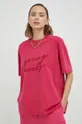 ροζ Βαμβακερό μπλουζάκι Young Poets Society Signature Pria 224