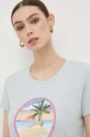 Guess tricou din bumbac verde W3GI29.KB1P0