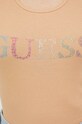 Guess top bawełniany W3GP43.K9I51 pomarańczowy