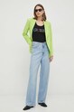 Guess top bawełniany W3GP43.K9I51 czarny SS23