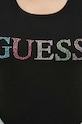 Guess top bawełniany W3GP43.K9I51 czarny
