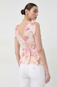 Дрехи Блуза с коприна Guess W3GH92.WE550 оранжев