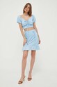 Guess bluzka W3GP16.KALQ0 niebieski SS23