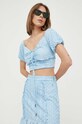Guess bluzka niebieski W3GP16.KALQ0