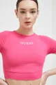 rózsaszín Guess t-shirt ALINE