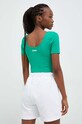 Guess t-shirt zielony V3GP04.MC04Z