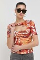 Футболка Guess помаранчевий W3GP10.KBEM0