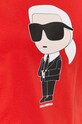 Karl Lagerfeld t-shirt bawełniany 230W1700 pomarańczowy
