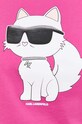 Karl Lagerfeld t-shirt bawełniany 230W1703 różowy