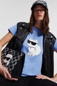 Karl Lagerfeld tricou din bumbac 230W1703 albastru