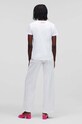 Odzież Karl Lagerfeld t-shirt bawełniany 230W1704 biały